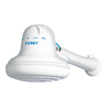 Regadera eléctrica, 4 temperaturas, 16.5cm, blanca, FOSET