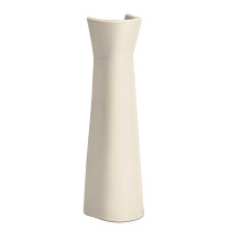Pedestal de porcelana para lavabo, marfil, FOSET