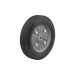 Rueda de hule sólido imponchable 10", doble balero, PRETUL