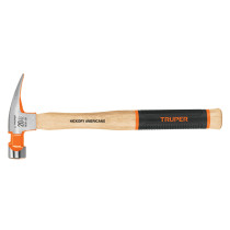 Martillo pulido 20 oz uña recta, boca fresada, TRUPER Grip