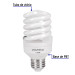 Lámpara espiral mini T2 20 W luz de día en blíster, VOLTECK