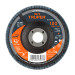 Disco laminado 4", grano 120 centro 5/8", fibra, TRUPER