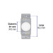 Atenuador de luz giratorio, Standard, blanco, VOLTECK