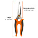 Tijera 8" multiusos, Comfort Grip, acero inoxidable, TRUPER