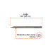 Cincel de punta zanco hexagonal de 20", TRUPER