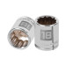 Dado de 18 mm, 12 puntas, cuadro 3/8", TRUPER