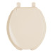Asiento redondo para WC, abierto, hueso, AQUA