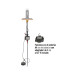 Llave con sensor para lavabo, FOSET