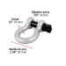 Grillete de acero forjado 1/2", FIERO