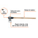 Hacha labor entera 3 lb, mango de madera 36", TRUPER