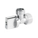 Llave angular 1/2", 1/4 de vuelta, roscable, BASIC