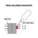 Fijador de roscas, permanente, 10 ml, rojo, TRUPER