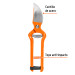 Tijera para poda 10" forjada cuchilla de paso, TRUPER