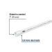 Tubo de 1" PVC hidráulico RD 26, 3m, 0.6kg, FOSET