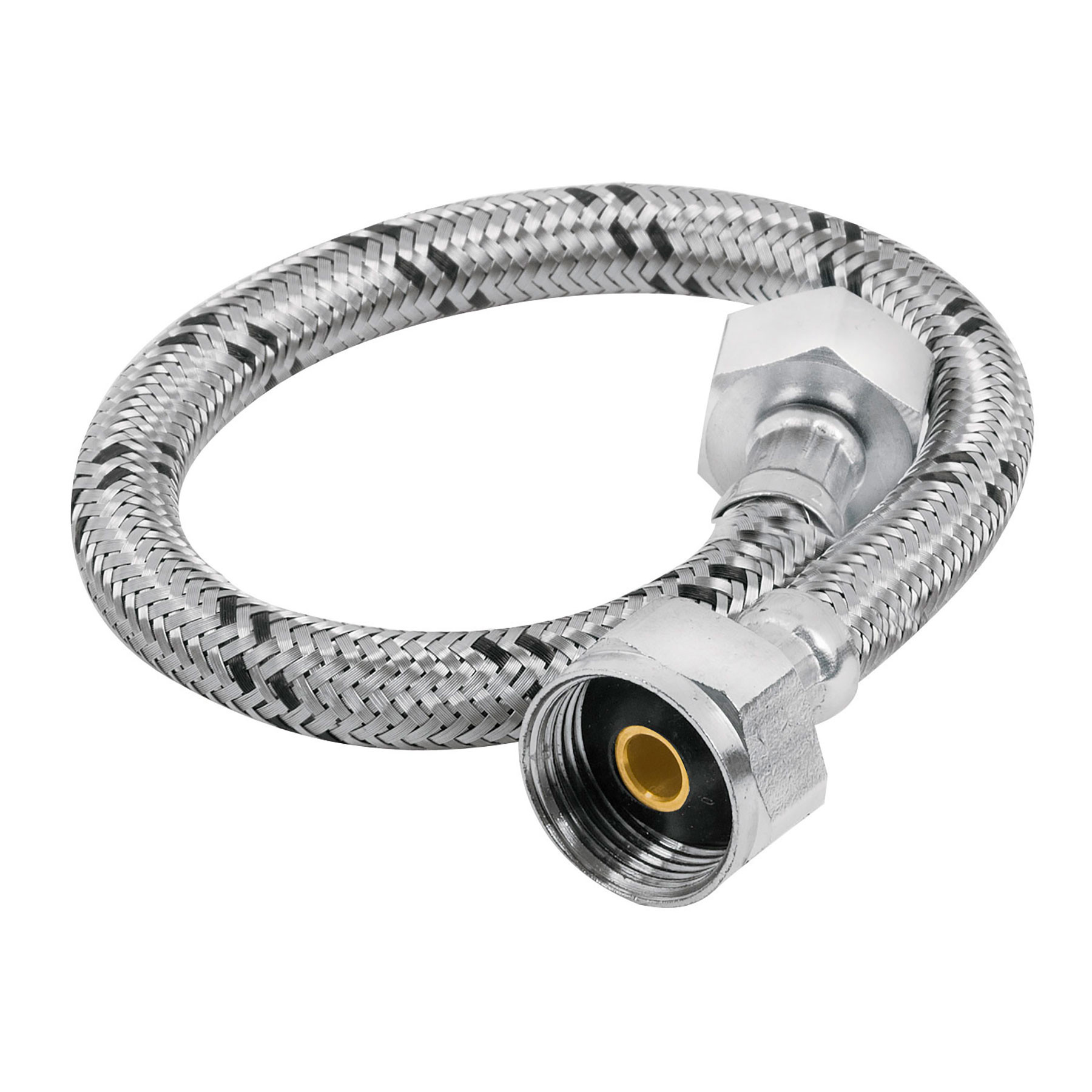 Manguera p/WC, acero inox, 1/2"x7/8", 35 cm