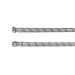 Manguera para boiler, acero inox. 1/2"H x 1/2"M, 80 cm
