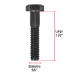 Bolsa con 50 tornillos 5/16" x 1-1/2" acero grado 5, FIERO