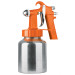 Pistola p/pintar baja presión, 1.5 mm, naranja, entrada sup