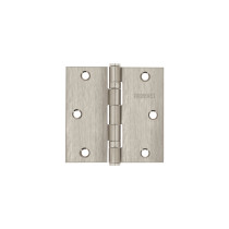 Bisagra cuadrada 3-1/2" acero inox, cabeza plana, HERMEX