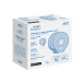 Portarrollo junior de ABS, humo, FOSET BASIC