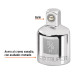 Adaptador para matraca de cuadro 3/8" a cuadro 1/4", TRUPER