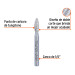 Lima rotativa punta flama, 6 mm, TRUPER