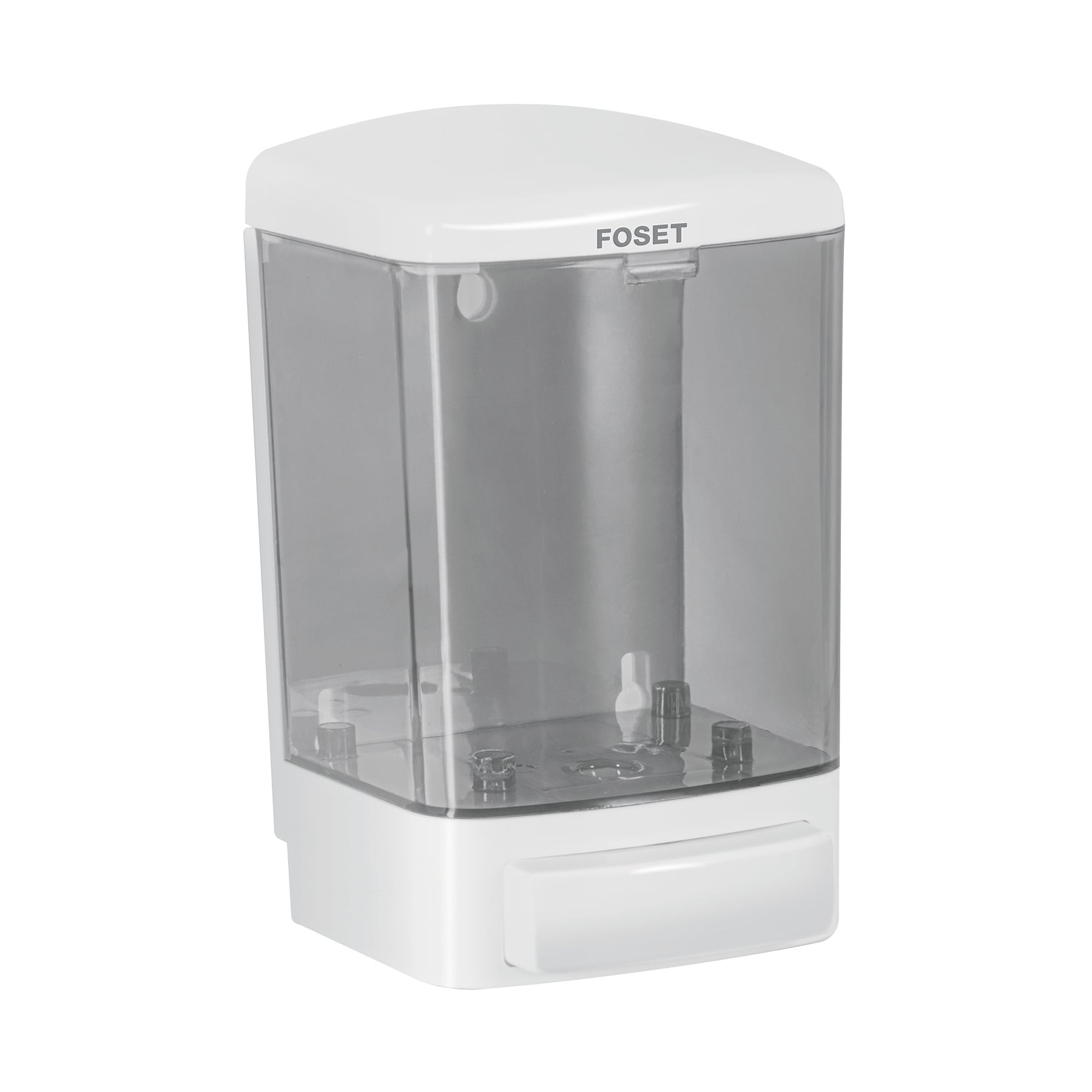 Dosificador para jabón líquido, blanco, FOSET BASIC