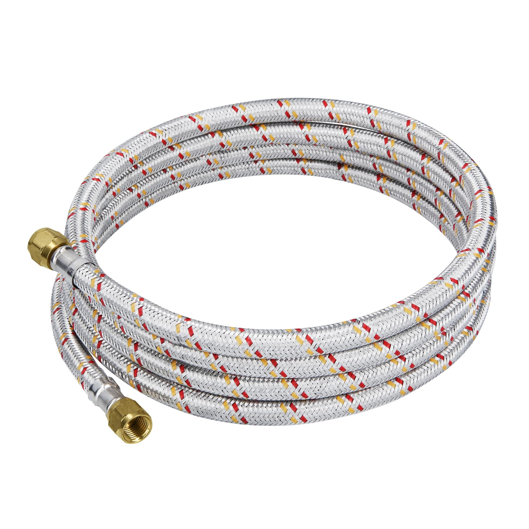 Manguera para gas, aluminio, 5/16" flare, 250cm, FOSET BASIC
