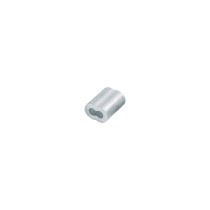 Bolsa con 50 casquillos dobles de aluminio, 1/8", FIERO