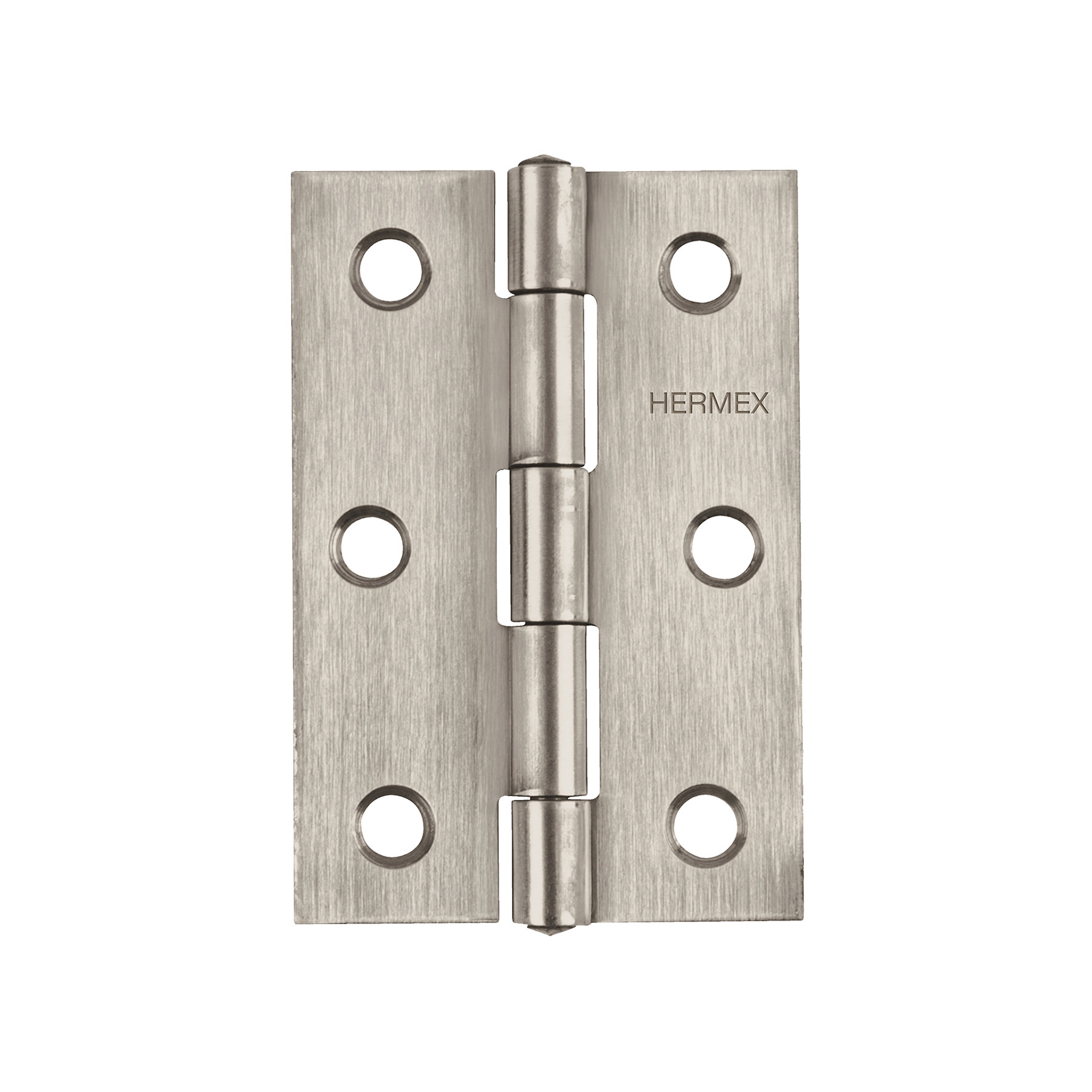 Bisagra rectangular 3" acero inoxidable, HERMEX