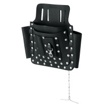 Porta herramientas de cuero con 8 compartimentos, TRUPER