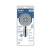Regadera cromo de teléfono 4" con soporte, FOSET ELEMENT