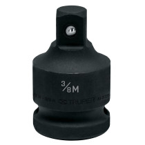 Adaptador de impacto 1/2" (H) x 3/8" (M), TRUPER