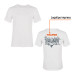 Playera cuello redondo para hombre, blanca, EG, TRUPER
