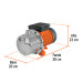 Bomba tipo jet, cabezal de acero inoxidable,1-1/2 HP, TRUPER