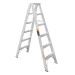 Escalera de tijera doble, tipo ll, 5 escalones, TRUPER