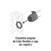 Conector recto 1" para tubo flexible metálico, VOLTECK