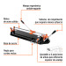 Cortador azulejo 24" (60cm) romp.multipunto en caja, EXPERT