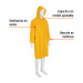 Gabardina impermeable triple capa, talla CH, TRUPER EXPERT