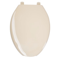 Asiento alargado para WC, abierto, hueso, AQUA