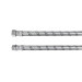 Manguera para boiler, acero inox. 1/2"H x 1/2"M, 60 cm