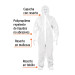 Overol desechable, talla CH, TRUPER