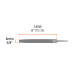Lima plana bastarda 6", TRUPER