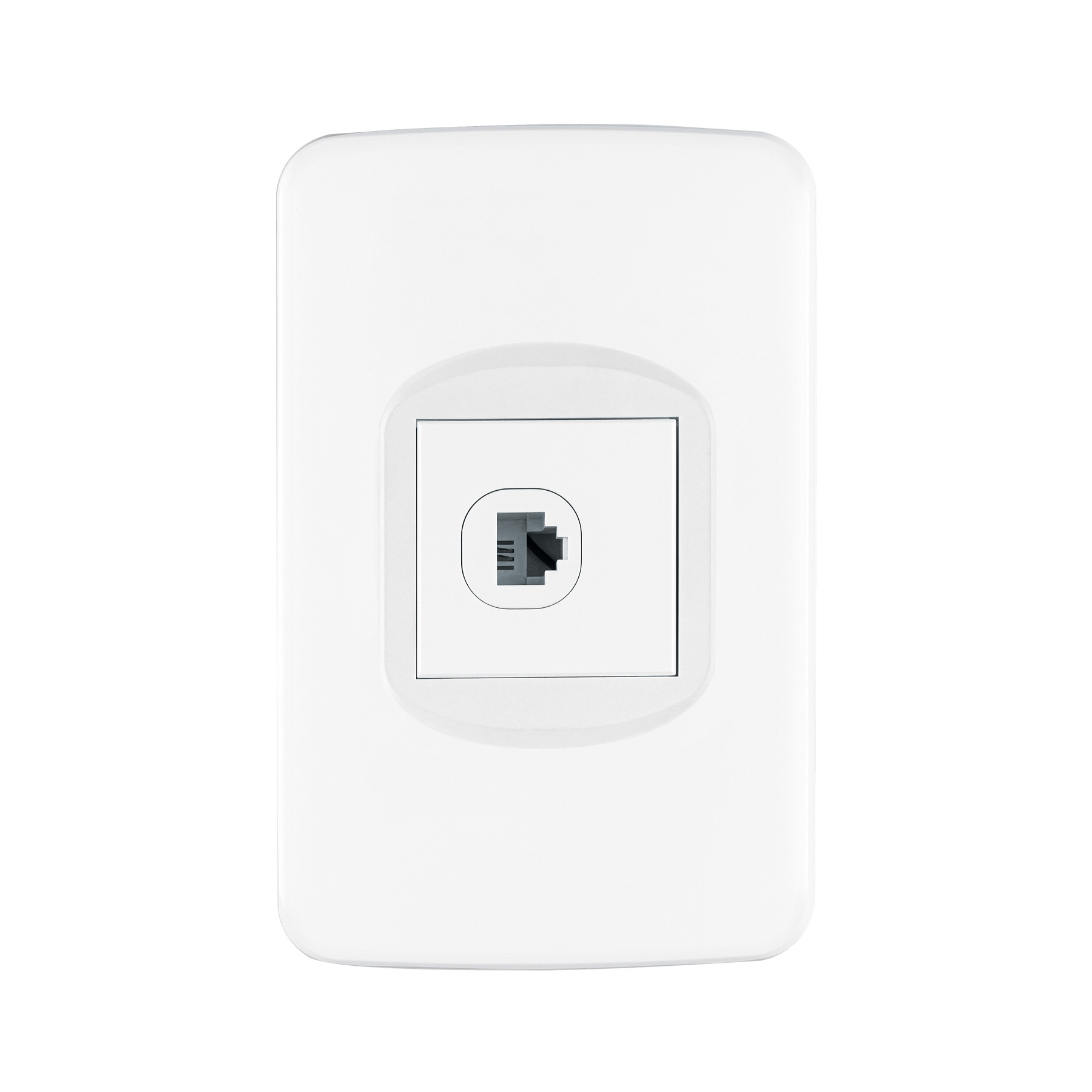 Placa armada 1 toma para teléfono 1.5 módulos, Toledo