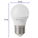 Pack 4 focos LED 3W (25W) G45, 6500K fría, 270 lm, BASIC