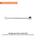 Llave combinada con matraca 1/4" x 120 mm largo, EXPERT