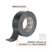 Cinta negra para ducto 50m x 48mm, espesor 0.19mm, TRUPER