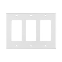 Placa 3 ventanas, de policarbonato, línea Classic, VOLTECK