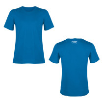 Playera cuello redondo para hombre, azul, CH, Truper