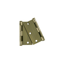 Bolsa 2 bisagras cuadradas 3-1/2"latón antiguo, cabeza plana